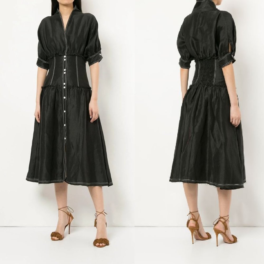 Aje Isotoma Flared Corset Dress Small